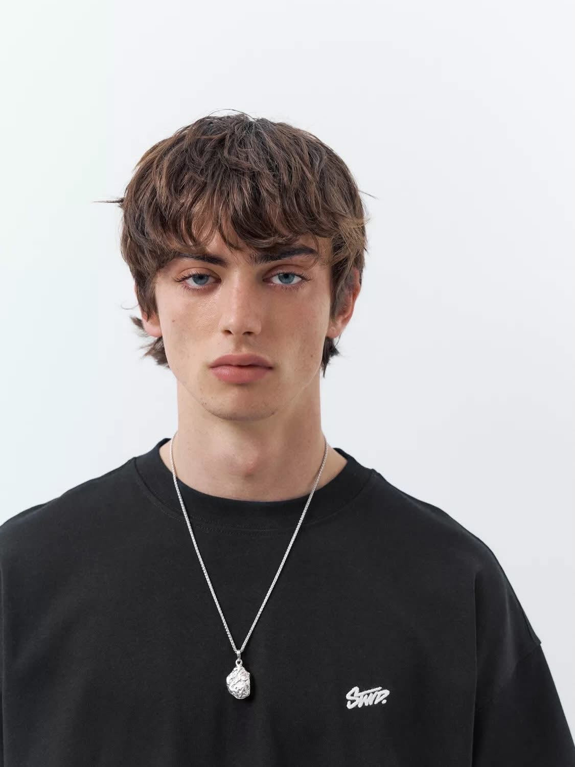T-shirt PULL&BEAR Oversized Mirror – Black