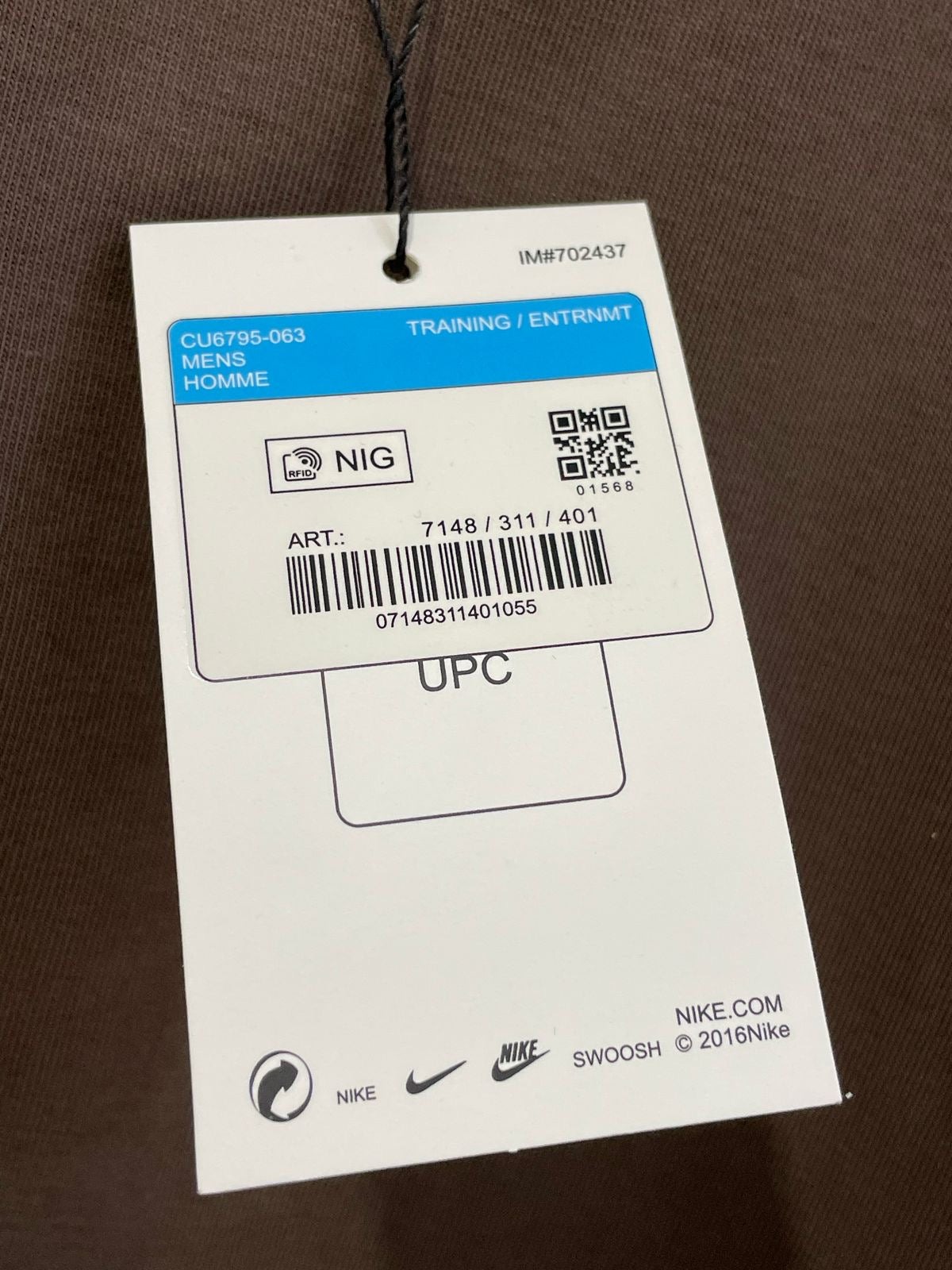 T-shirt Nike Oversized Mirror – Burgundy