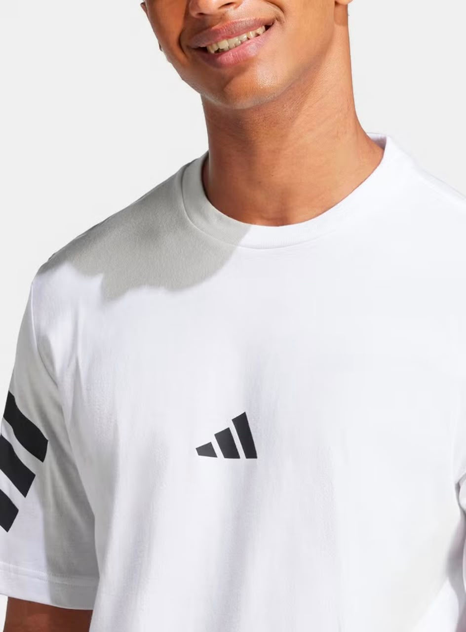T-shirt Adidas Oversized Mirror – white