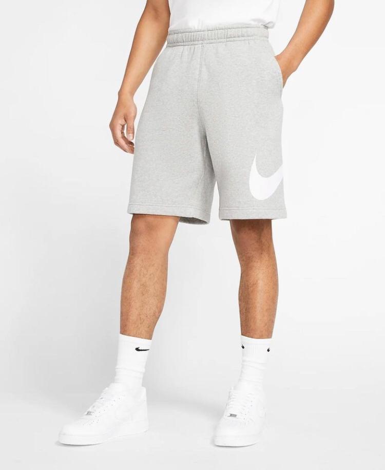 Nike Sportswear Club Fleece Men's Shorts – Regular Fit – Light Gray
