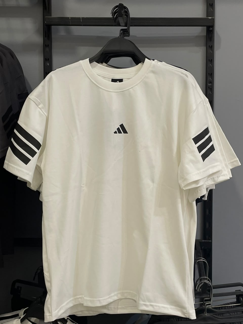 T-shirt Adidas Oversized Mirror – white