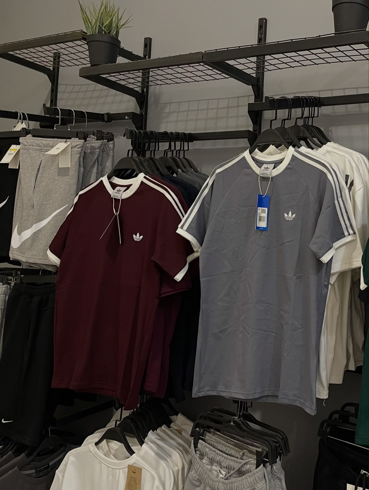 T-Shirt adidas Regular Fit – burgundy