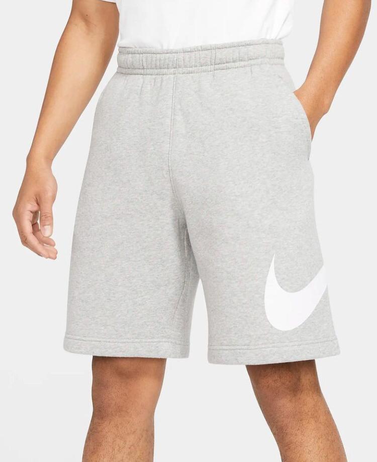 Nike Sportswear Club Fleece Men's Shorts – Regular Fit – Light Gray