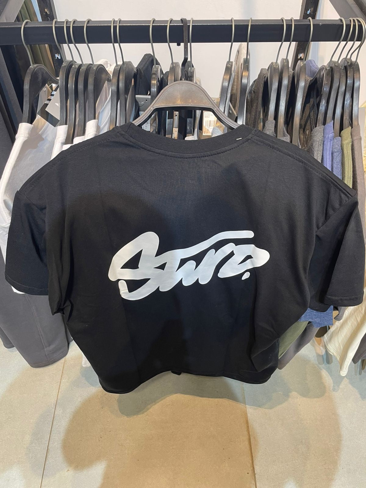 T-shirt PULL&BEAR Oversized Mirror – Black