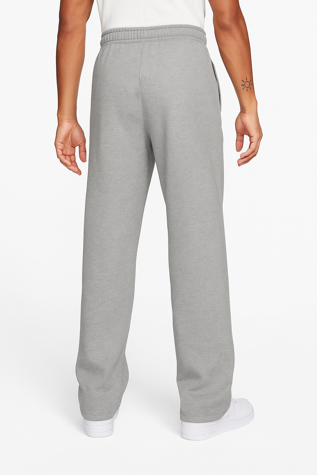 Nike Mirror Wide-Leg Sweatpants Unisex – Light Gray
